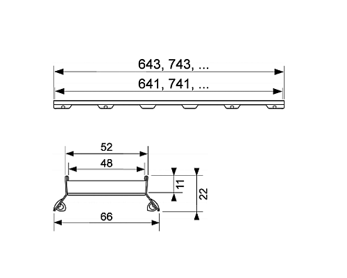 Основа для плитки TECE plate II 600972