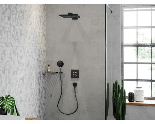 Ручной душ Hansgrohe Raindance Select S EcoSmart 26531670 Черный матовый