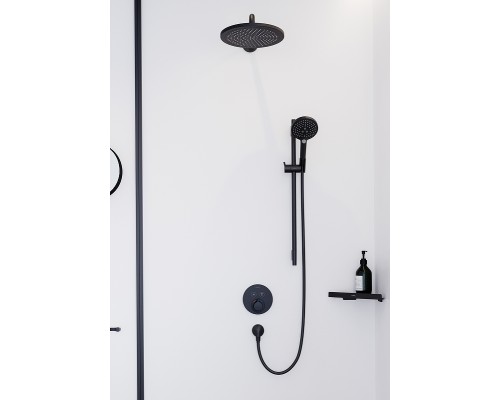 Ручной душ Hansgrohe Raindance Select S EcoSmart 26531670 Черный матовый