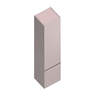 Пенал Kerama Marazzi CUBO подвесной левый 165, мальва матовый
