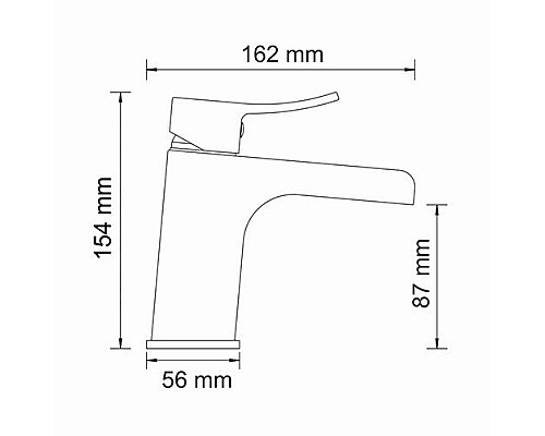 Каскадный смесительдля умывальника WasserKRAFT 1069