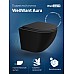 Унитаз WellWant Aura WWU01122B подвесной с сиденьем Микролифт