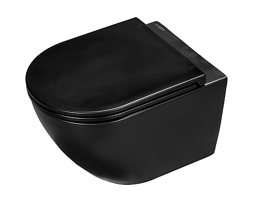 Унитаз WellWant Aura WWU01122B подвесной с сиденьем Микролифт