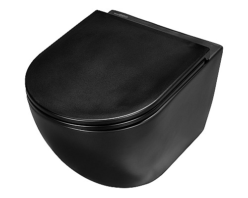 Унитаз WellWant Aura WWU01122B подвесной с сиденьем Микролифт