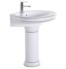 Раковина CeramaLux Lux Classic 75 Белая