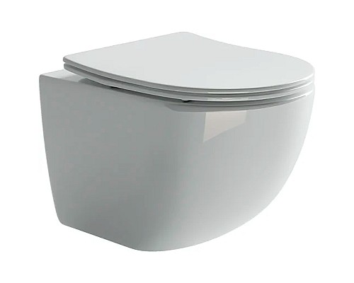 Комплект унитаза с инсталляцией Ceramica Nova Forma CN3009_1001B_1000 с сиденьем Микролифт и Черной матовой клавишей смыва