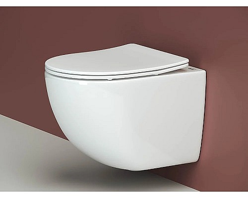 Комплект унитаза с инсталляцией Ceramica Nova Forma CN3009_1001B_1000 с сиденьем Микролифт и Черной матовой клавишей смыва