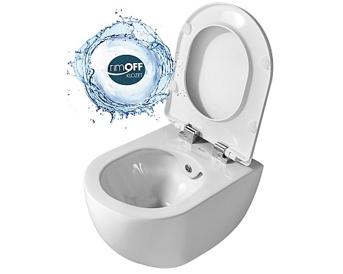 Унитаз биде Creavit Free FE322-00CB00E-0000 подвесной Белый без сиденья