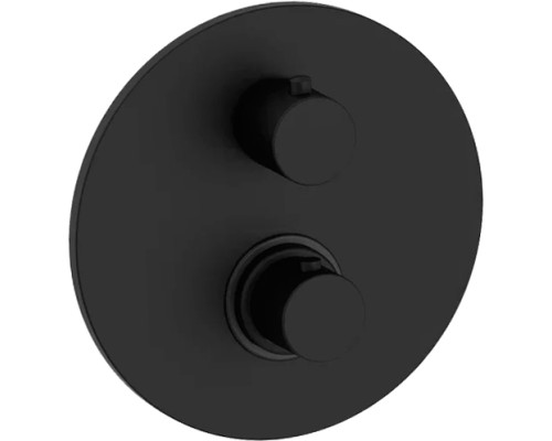 Термостат Paffoni Light LIQ019NO для душа с внутренней частью черный матовый