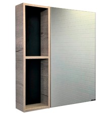 Зеркальный шкаф Comforty Порто 75 Дуб дымчатый