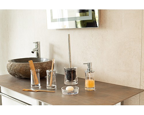 Стакан для зубных щеток Ridder Disco 2103200 прозрачный