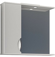 Зеркало со шкафом Vigo Callao 80 L z.CAL.80.L.El с подсветкой Белое с электровыключателем