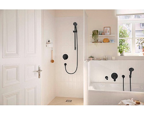 Смеситель для душа Hansgrohe Rebris S 72466670 Черный матовый