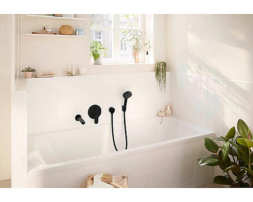 Смеситель для душа Hansgrohe Rebris S 72466670 Черный матовый