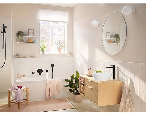 Смеситель для душа Hansgrohe Rebris S 72466670 Черный матовый