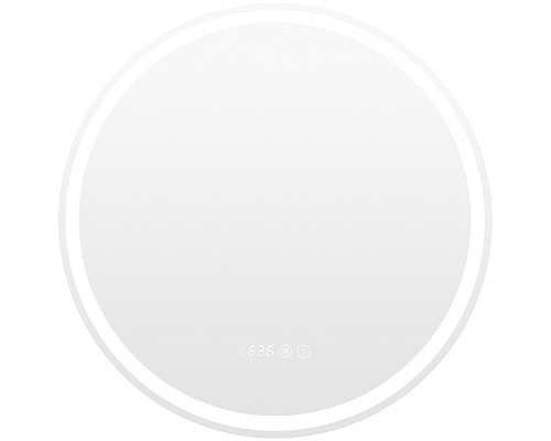 Зеркало Aquanet Оптима 60 304265 с подсветкой с сенсорным выключателем, часами и подогревом