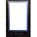 Зеркало Dolce Насыщенный синий 105x70см