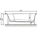 Акриловая ванна WellWant Oberon WW 170x75 WWVO1224W