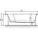 Акриловая ванна WellWant Oberon WW 170x75 WWVO1224W