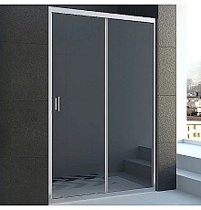 Душевая дверь Veconi Vianno VN-46 130 VN46-130-01-C5 профиль Хром стекло прозрачное