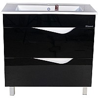 Тумба под раковину Bellezza Эйфория 85 4639114660044 Черная