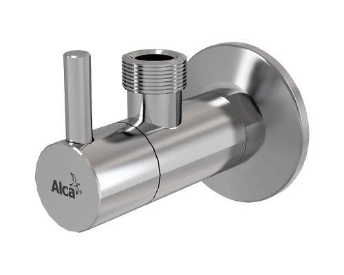 Запорный вентиль Alcaplast ARV003 угловой Хром