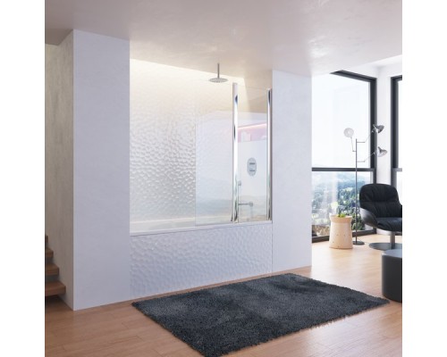 Шторка для ванны Ravak CVS2 7QLA0C00Z1 100 L блестящий стекло 