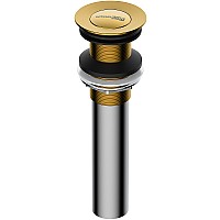 Донный клапан WasserKRAFT A252 Click-Clack Золото матовое