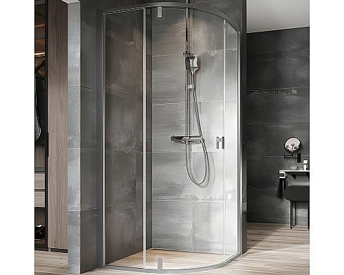 Душевой уголок Ravak Nexty NSKK3-100 100x100 3O6AAU00Z1 профиль Сатин стекло Transparent