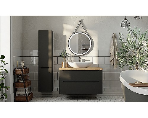 Зеркало Jorno Wood 50 Wood.02.50/ТК с подсветкой с бесконтактным выключателем