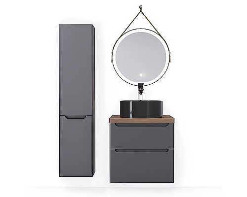 Зеркало Jorno Wood 50 Wood.02.50/ТК с подсветкой с бесконтактным выключателем