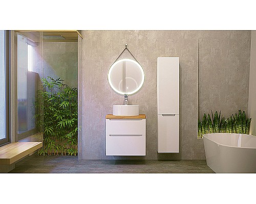 Зеркало Jorno Wood 50 Wood.02.50/ТК с подсветкой с бесконтактным выключателем