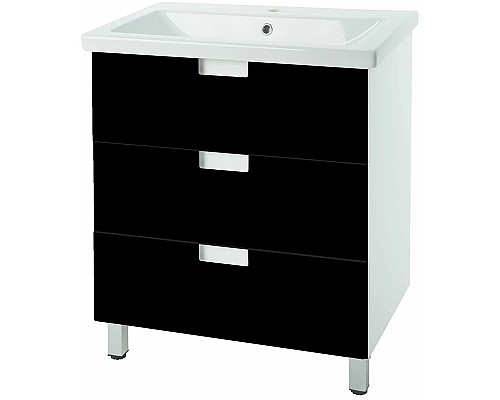 Тумба под раковину Bellezza Пегас 60 4630409140043 Черная