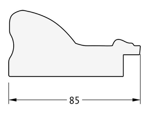 Зеркало Evoform Exclusive 115х55 BY 1250 с фацетом в багетной раме - Виньетка бронзовая 85 мм