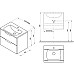 Тумба под раковину Ravak SD Classic II 70 X000001478 подвесная Белая