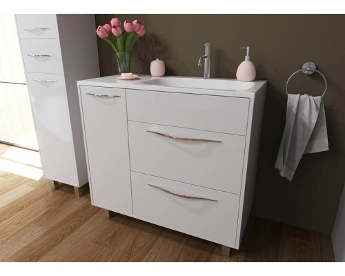 Тумба с раковиной Эстет Barcelona 90 R ФР-00003598 Белая