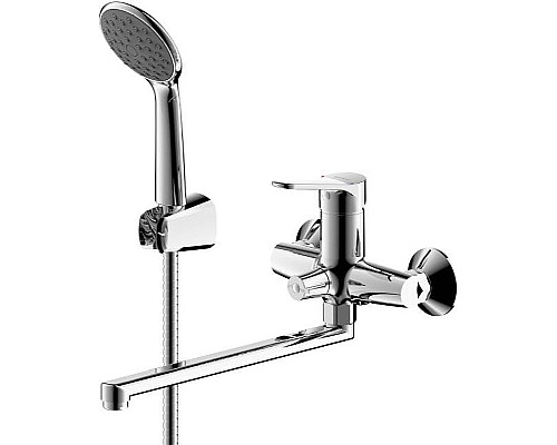 Смеситель для ванны Bravat Emeralda F6135147CP-LB-RUS универсальный Хром