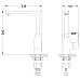 Смеситель Lemark Nero LM0205C для кухни