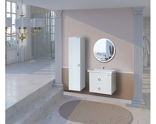 Тумба под раковину Bellezza Виана 70 4633811270018 подвесная Белая