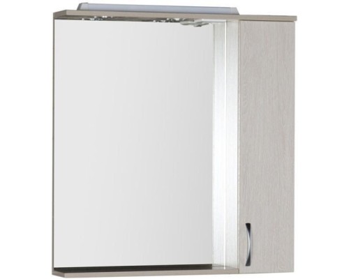 Зеркало-шкаф Aquanet Донна 80 белый дуб