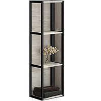 Шкаф полупенал Comforty Дюссельдорф 35М 00004148024 подвесной Дуб дымчатый