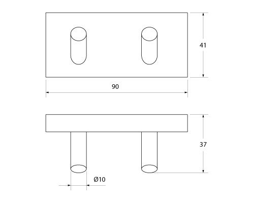 Крючок для полотенец Iddis Edifice EDISB20i41 Хром