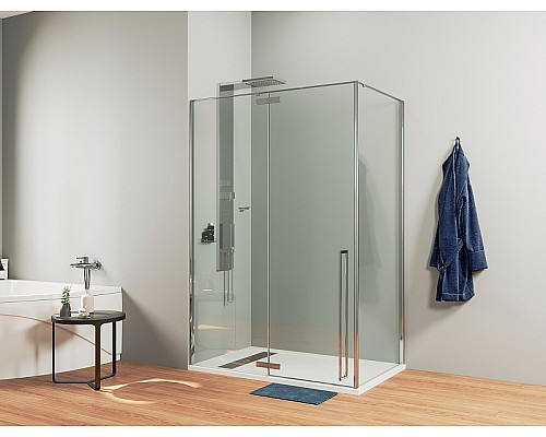 Душевой уголок Allen Brau Fantasy 100x100 3.11002-00 профиль Хром стекло прозрачное