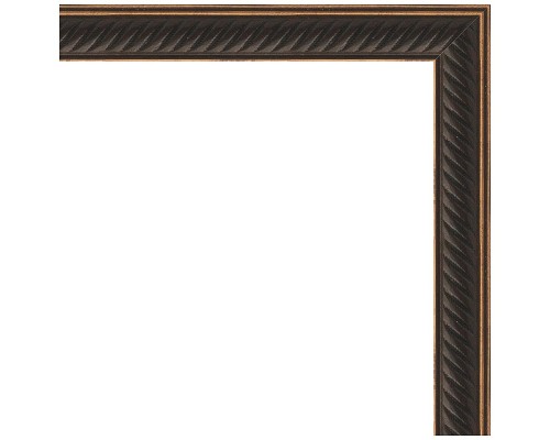 Зеркало Evoform Definite 148х68 BY 0761 в багетной раме - Витой махагон 28 мм