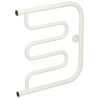 Полотенцесушитель водяной 500х500 белый матовый Сунержа Лира+ 30-4011-5050