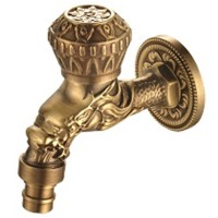 Кран для одного типа воды Bronze de Luxe Бронза с насадкой для шланга