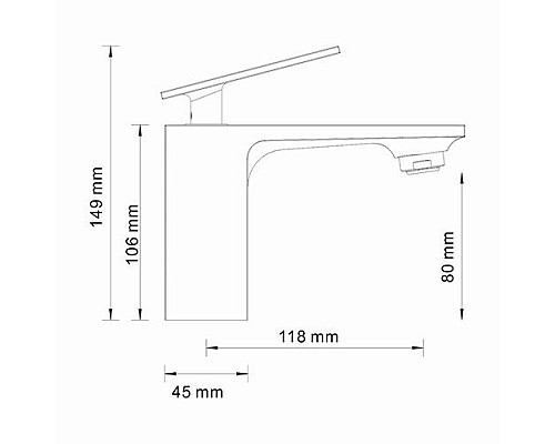 Смеситель для умывальника WasserKRAFT 1503