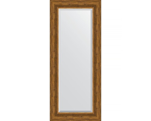 Зеркало Evoform Exclusive 139х59 BY 3524 с фацетом в багетной раме - Травленая бронза 99 мм