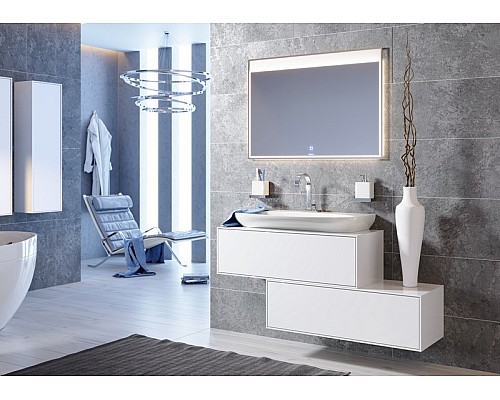 Тумба под раковину Aqwella Genesis GEN0310W подвесная