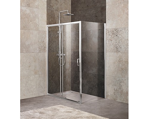 Душевой уголок BelBagno UNIQUE-AH-1-120/135-100-C-Cr